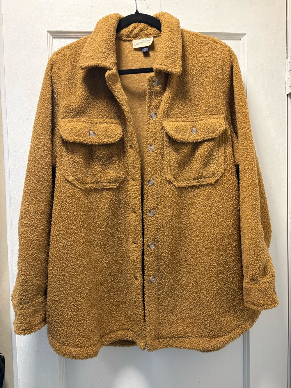 Universal Thread Mustard Teddy Sherpa Jacket